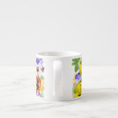 Tasse Expresso La collection Pansy (Dos)