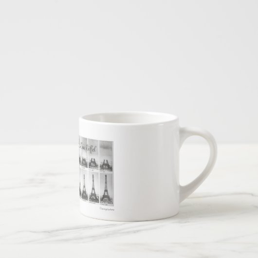 Tasse Expresso La construction de Tour Eiffel (Droite)