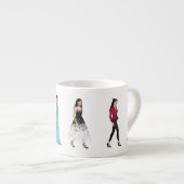 Tasse Expresso La Duchesse Meghan Australia Tour de mode (Devant droit)