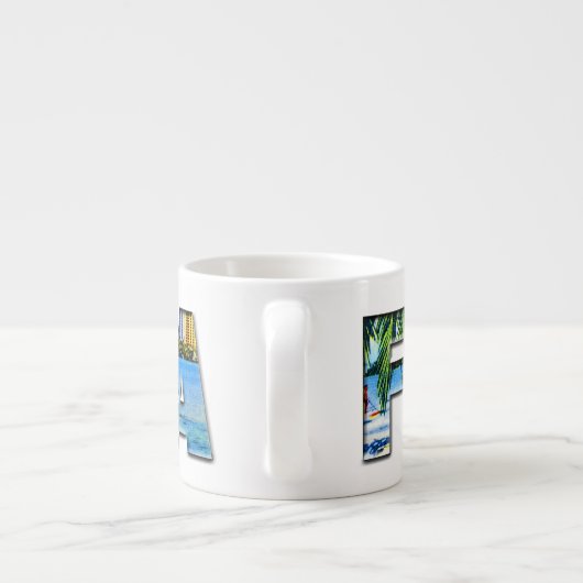 Tasse Expresso La Floride vintage (Dos)