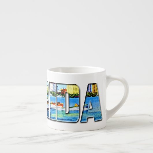 Tasse Expresso La Floride vintage (Droite)