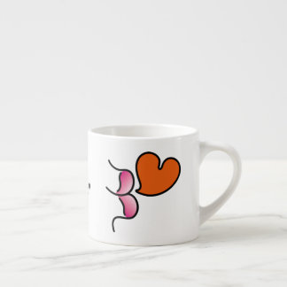 Tasse Expresso la muackS volante ! ! ! -Rose