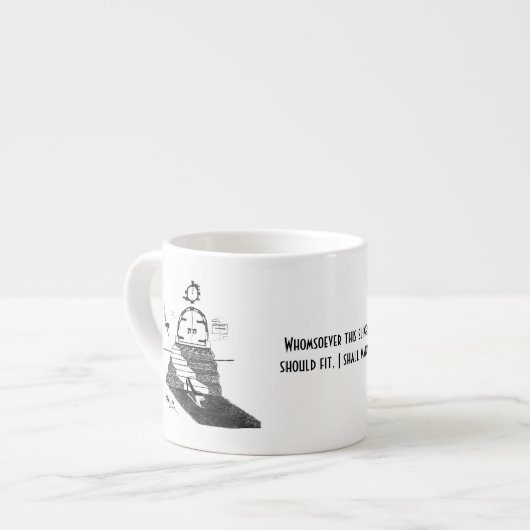 Tasse Expresso La pantoufle de Cendrillon (Devant gauche)