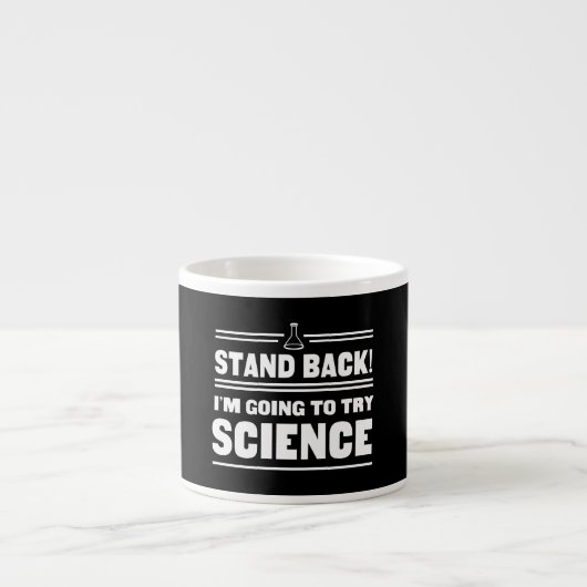 Tasse Expresso La Science de essai (Devant)