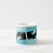 Tasse Expresso Lagune du jardin fractal (Devant)