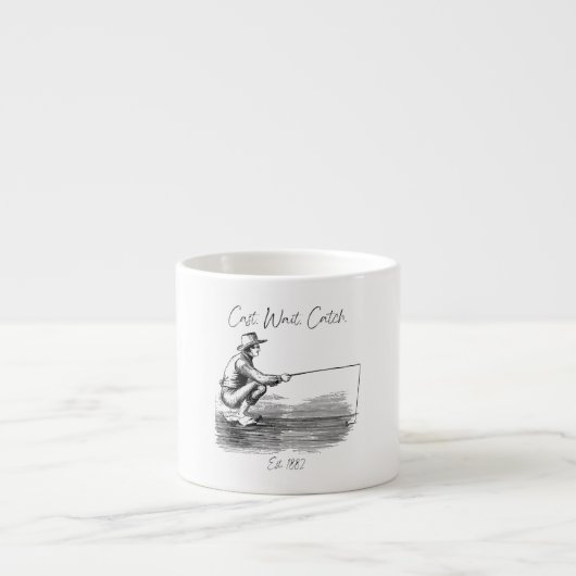 Tasse Expresso Lancer. Attendre. Attraper (Devant)