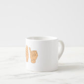 TASSE EXPRESSO LANGUE DES SIGNES BISEXUEL (Devant droit)