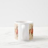 Tasse Expresso Lapin de Pâques Œufs Dansants (Dos)