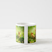 Tasse Expresso Lapins de Pâques (Devant)
