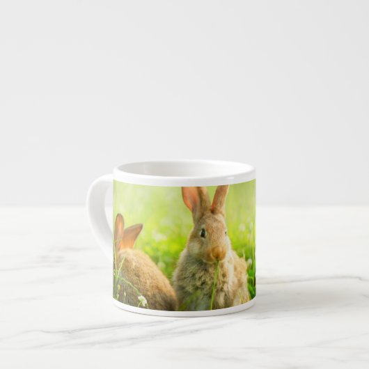 Tasse Expresso Lapins de Pâques (Devant gauche)