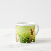 Tasse Expresso Lapins de Pâques (Devant droit)