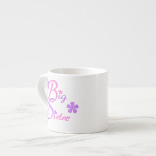 Tasse Expresso Lavande et grands cadeaux aux soeurs roses