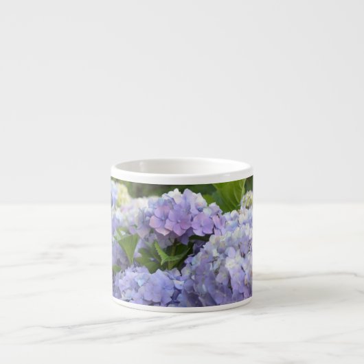 Tasse Expresso Lavande & Lilac Hortensia Hydrangea Fleurs (Devant)
