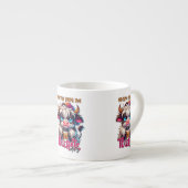 Tasse Expresso Le café m'aide à tolérer les idiots (Devant droit)