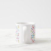Tasse Expresso Le chat de Noël dort (Dos)