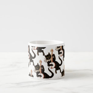 Tasse Expresso Le chat joue à Banjo Thunder Cove