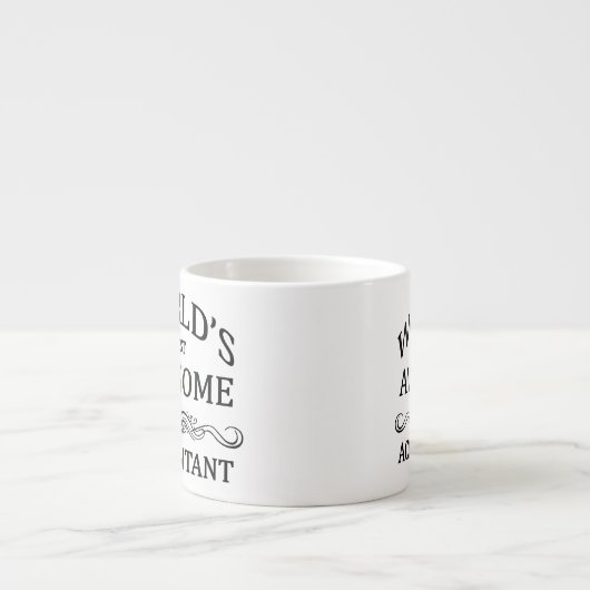 Tasse Expresso Le comptable le plus impressionnant du monde (Devant)