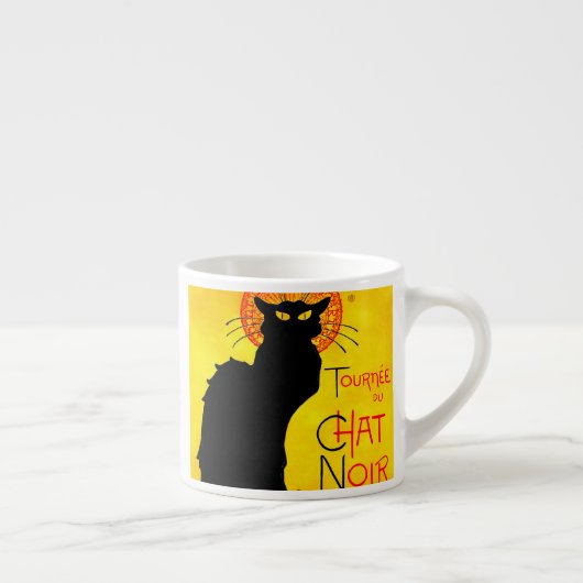 Tasse Expresso Le Conversation Noir Vintage (Droite)