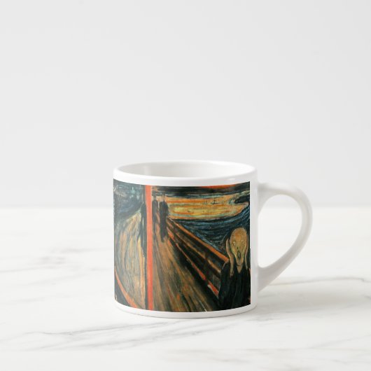 Tasse Expresso Le cri Edvard Munch Art Expressionniste Moderne (Droite)