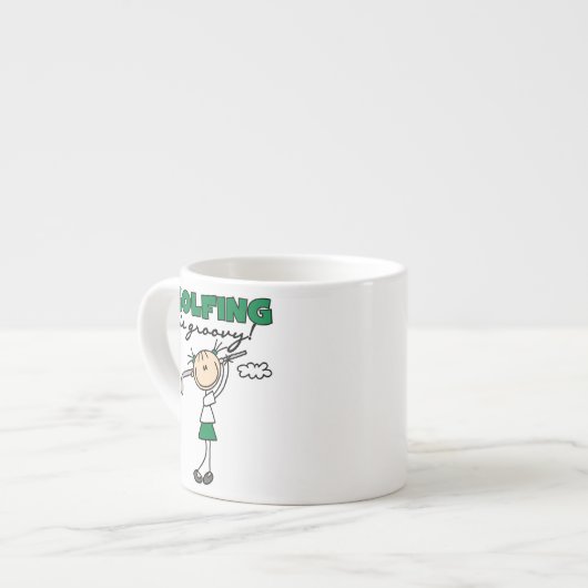 Tasse Expresso Le golf est super (Devant gauche)