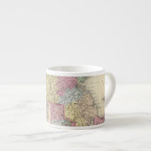 Tasse Expresso Le Massachusetts et Île de Rhode 2 (Devant droit)