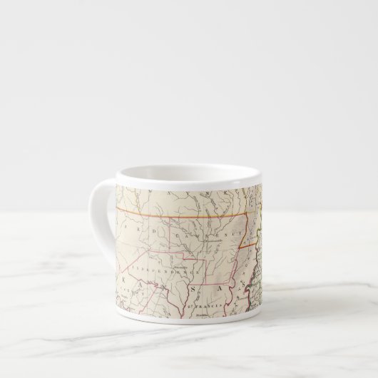 Tasse Expresso Le Missouri, défectuosité, KY, Tenn, aile du nez, (Devant gauche)