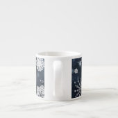 Tasse Expresso Le Noël de SlipperyJoe, hiver magique paisible à (Dos)