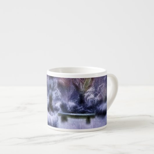 Tasse Expresso Le pays des merveilles d'hiver de forêt de Milou (Devant droit)