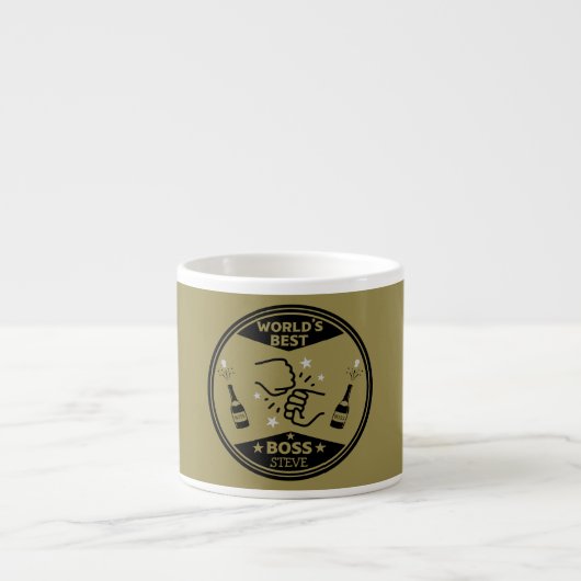 Tasse Expresso Le plus grand patron du monde (Devant)
