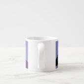 Tasse Expresso Le président Trump accablé le drapeau américain (Dos)