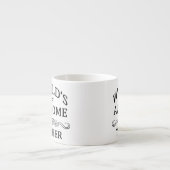 Tasse Expresso Le professeur le plus impressionnant du monde (Devant)