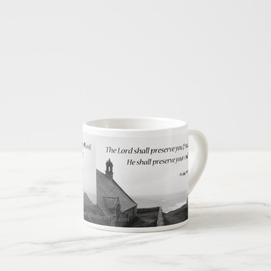 Tasse Expresso Le Seigneur Vous Préserve (Devant droit)