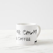 Tasse Expresso Le thé est pour des idiots (Devant droit)