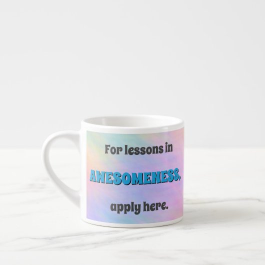 Tasse Expresso Leçons d'incroyabilité (Gauche)