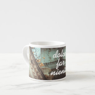 Tasse Expresso Lemon Tree et bâtiments anciens