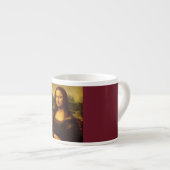Tasse Expresso Leonardo Da Vinci Mona Lisa Peinture d'Art (Devant droit)