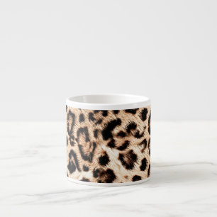 Tasse Expresso Leopard Design Motif : Wild Elegance.