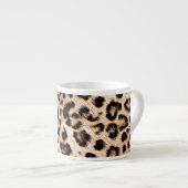 Tasse Expresso Leopard Design Motif : Wild Elegance. (Devant droit)