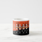 Tasse Expresso L'équipe de squelettes (Devant)