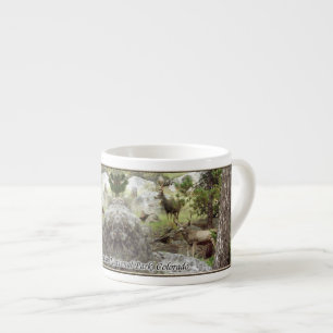 Tasse Expresso Les cerfs dans le parc national des Rocheuses