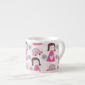 Tasse Expresso Les Filles Se Rendre À Des Endroits (Devant droit)