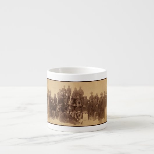 Tasse Expresso Les guerriers du buffle : la cavalerie noire améri (Devant)