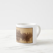 Tasse Expresso Les guerriers du buffle : la cavalerie noire améri (Devant droit)