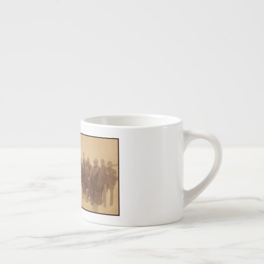 Tasse Expresso Les guerriers du buffle : la cavalerie noire améri (Droite)