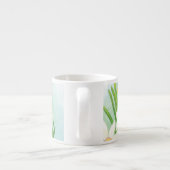 Tasse Expresso Les jonquilles jaunes et blanches au printemps (Dos)