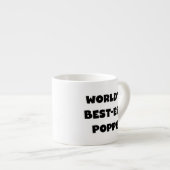 Tasse Expresso Les meilleurs cadeaux Poppi Black Text du monde (Devant droit)