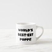 Tasse Expresso Les meilleurs cadeaux Poppi Black Text du monde (Droite)