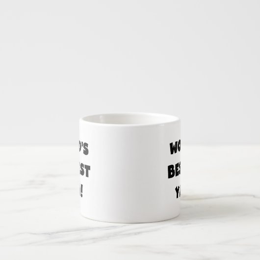 Tasse Expresso Les meilleurs cadeaux Yaya du monde de Black Text (Devant)