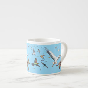 Tasse Expresso Les oiseaux migrateurs suivent leurs vols