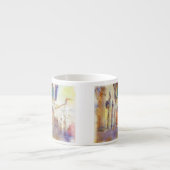 Tasse Expresso Les vues de Florence ont fait dans l'aquarelle (Devant)